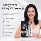 Unisex Grey Coverage Hair Dye with Hair Care