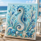 🔥🔥Buy 3 Get 1 Free🌊✨ Ocean Theme Pearl Art DIY Kit – Relaxing DIY Craft to Create Stunning Coastal Artwork
