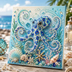 🔥🔥Buy 3 Get 1 Free🌊✨ Ocean Theme Pearl Art DIY Kit – Relaxing DIY Craft to Create Stunning Coastal Artwork