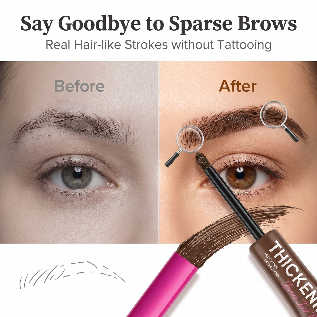 🔥Buy 1 Get 1 Free - Fiber Eyebrow Mascara - Fill, Color And Set—All In One Step