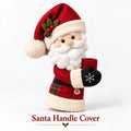 🎅Christmas Door Handle Covers – Santa & Snowman Plush Door Knob Decorations