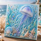 🔥🔥Buy 3 Get 1 Free🌊✨ Ocean Theme Pearl Art DIY Kit – Relaxing DIY Craft to Create Stunning Coastal Artwork