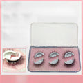 👁️Reusable Self-Adhesive False Eyelashes – 3-Pair Glue-Free Lash Set💕