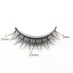 👁️Reusable Self-Adhesive False Eyelashes – 3-Pair Glue-Free Lash Set💕