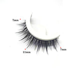 👁️Reusable Self-Adhesive False Eyelashes – 3-Pair Glue-Free Lash Set💕