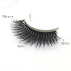👁️Reusable Self-Adhesive False Eyelashes – 3-Pair Glue-Free Lash Set💕